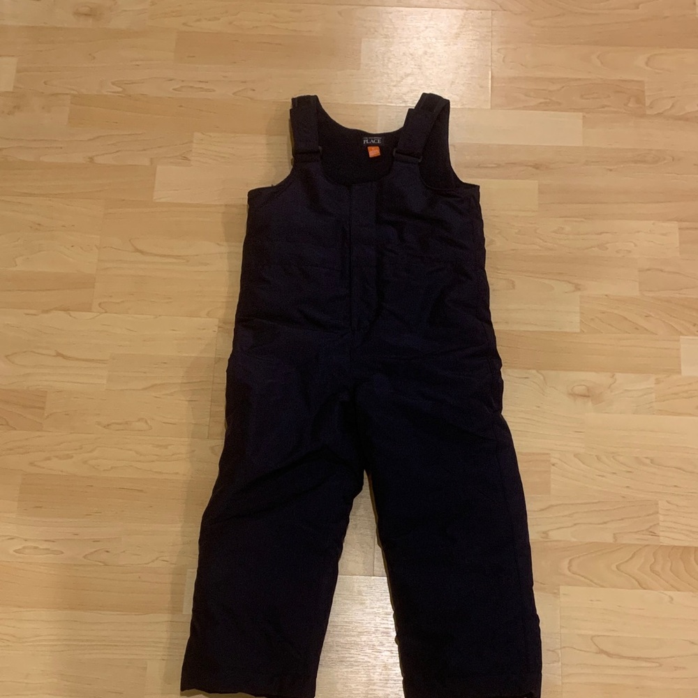 Kids Navy snow overalls 5T size